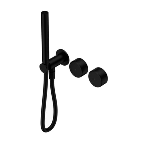 Nero Serenity Progressive Shower System w/ Metal Handle And Slim Shower Matte Black 24E024MB - Hand Showers