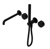 Nero Serenity Progressive Shower System w/ Spout w/ Metal Handle And Slim Shower Matte Black 24E012MB - Hand Showers