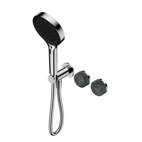 Nero Serenity Progressive Shower System w/ Verde Alpi Handle And Serenity Hand Shower Chrome 24E026CH - Hand Showers