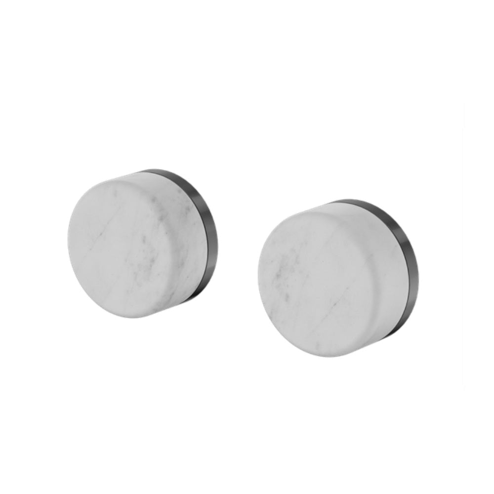 Nero Serenity Wall Top Assembly w/ Carrara Handle Gunmetal 24D005GM - Bathroom Wall Mixers