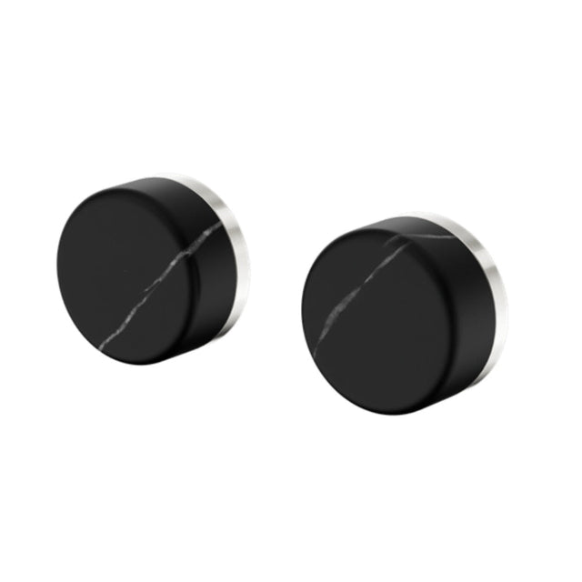 Nero Serenity Wall Top Assembly w/ Marquina Black Handle Brushed Nickel 24D116BN - Bathroom Wall Mixers