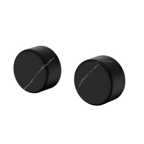 Nero Serenity Wall Top Assembly w/ Marquina Black Handle Matte Black 24D116MB - Bathroom Wall Mixers