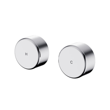 Nero Serenity Wall Top Assembly w/ Metal Handle Chrome 24D010CH - Bathroom Wall Mixers