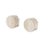 Nero Serenity Wall Top Assembly w/ Rome Travertine Handle Brushed Nickel 24D007BN - Bathroom Wall Mixers