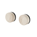 Nero Serenity Wall Top Assembly w/ Rome Travertine Handle Matte Black 24D007MB - Bathroom Wall Mixers