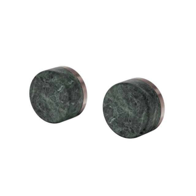 Nero Serenity Wall Top Assembly w/ Verde Alpi Handle Brushed Bronze 24D006BZ - Bathroom Wall Mixers