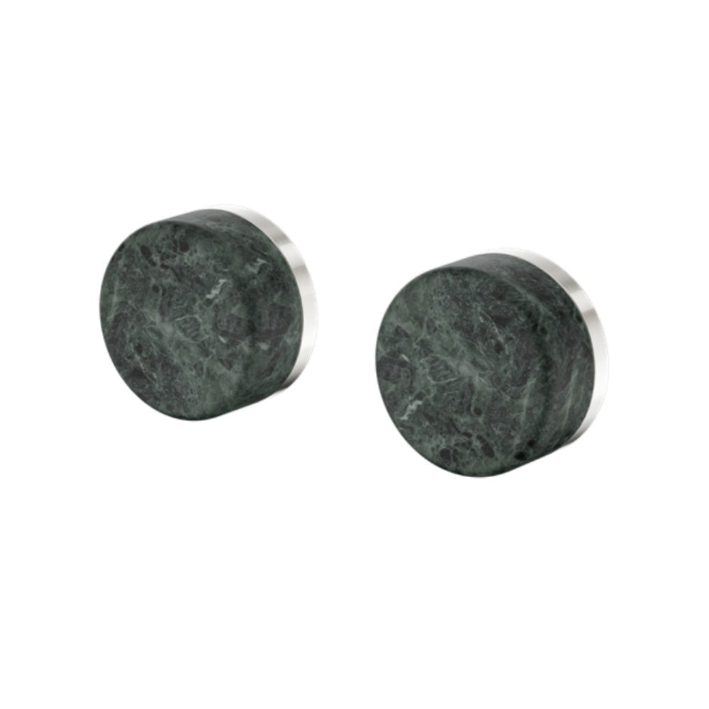 Nero Serenity Wall Top Assembly w/ Verde Alpi Handle Brushed Nickel 24D006BN - Bathroom Wall Mixers