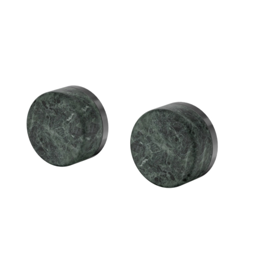 Nero Serenity Wall Top Assembly w/ Verde Alpi Handle Gunmetal 24D006GM - Bathroom Wall Mixers