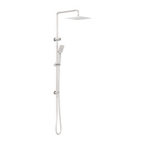 Nero Square Project Twin Shower Brushed Nickel NR232105EBN - Twin Showers
