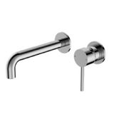 Nero Wall Basin/Bath Mixer (Separate Plates) 185mm Spout Chrome NR250810CCH - Wall Mixers & Spouts