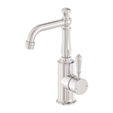 Nero York Tall Basin Mixer With Metal Lever Brushed Nickel NR69210102BN - Basin Mixers