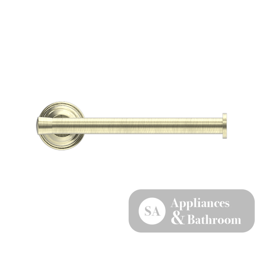 Nero York Toilet Roll Holder Aged Brass NR6986AB - TOILET ROLL HOLDERS