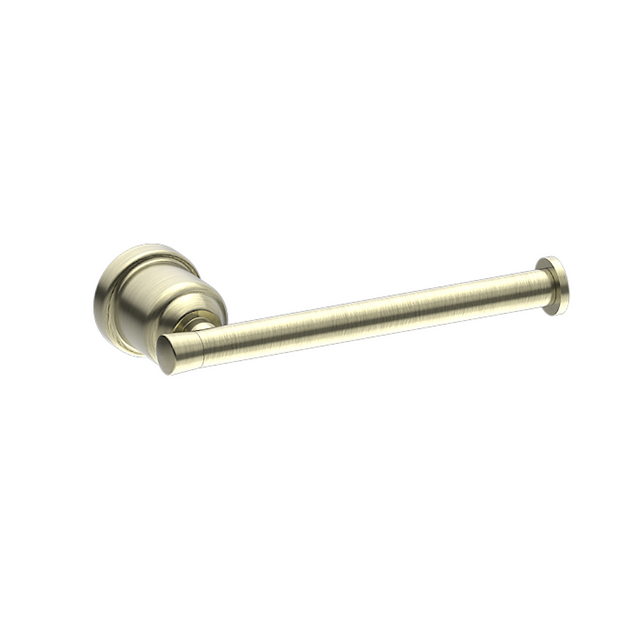 Nero York Toilet Roll Holder Aged Brass NR6986AB - TOILET ROLL HOLDERS