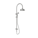 Nero York Twin Shower w/ Metal Handle Brushed Nickel NR69210502BN - Twin Showers