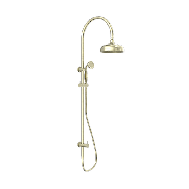 Nero York Twin Shower with Metal Handle Aged Brass NR69210502AB - Twin Showers