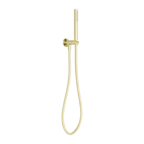 Nero Zen Shower On Bracket w/ Indoor Shower Hose Brushed Gold NR162205D02BG - Hand Showers