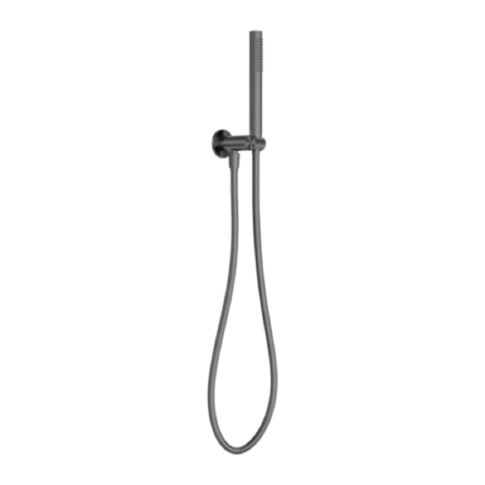 Nero Zen Shower On Bracket w/ Indoor Shower Hose Graphite NR162205D02GR - Hand Showers