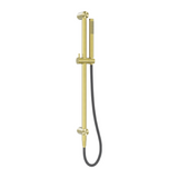 Nero Zen Shower Rail with Outdoor Shower Hose Brushed Gold NR162205B01BG - Rail Showers