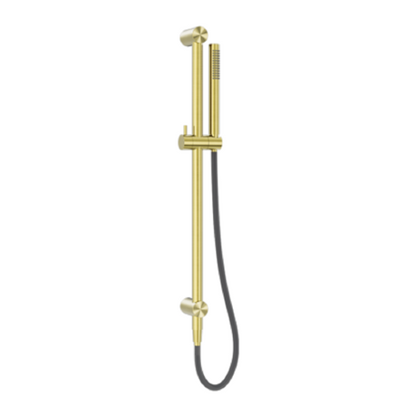 Nero Zen Shower Rail with Outdoor Shower Hose Brushed Gold NR162205B01BG - Rail Showers