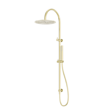 Nero Zen Twin Shower with Indoor Shower Hose Brushed Gold NR162205C02BG - Twin Showers