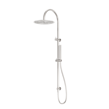 Nero Zen Twin Shower with Indoor Shower Hose Brushed Nickel NR162205C02BN - Twin Showers