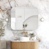 Otti SSQ9075WL Newport 900x750mm Woodland Oak Shaving Cabinet