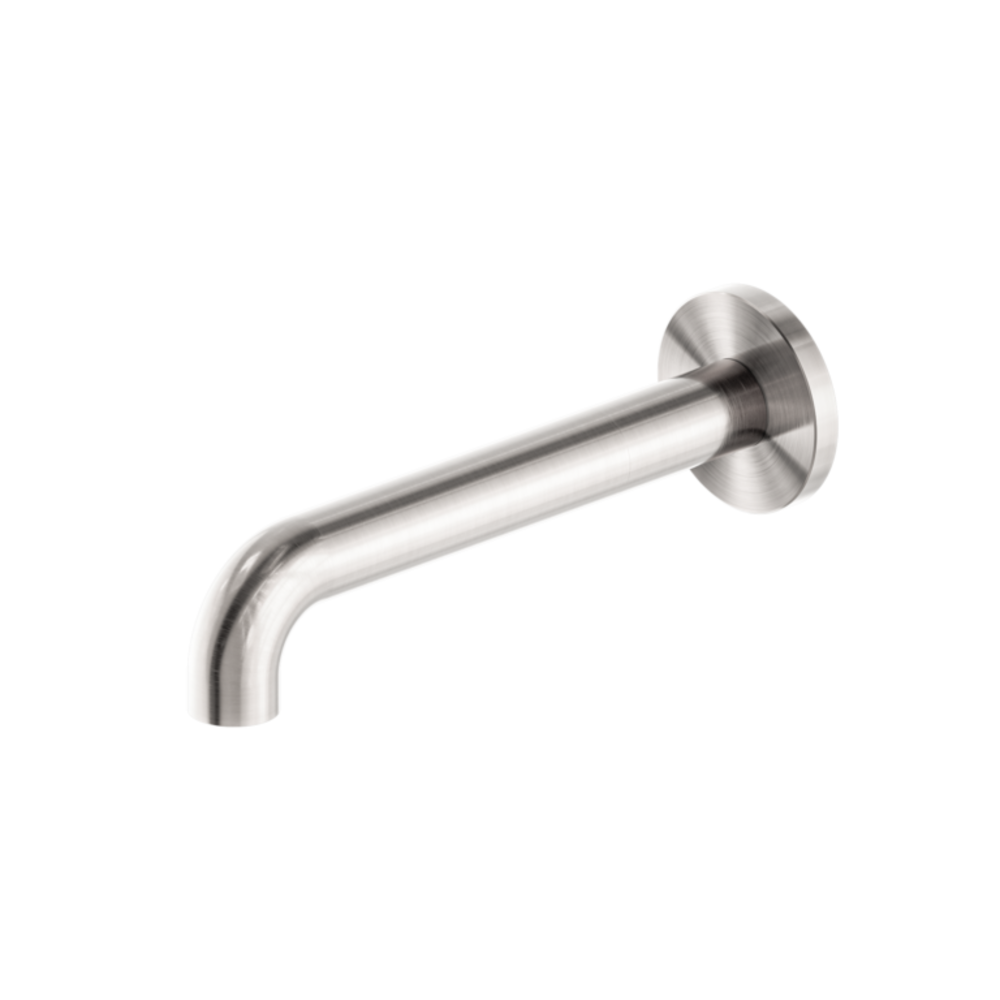 Nero Mecca Basin/Bath Spout Only 185mm Brushed Nickel NR221903c185BN