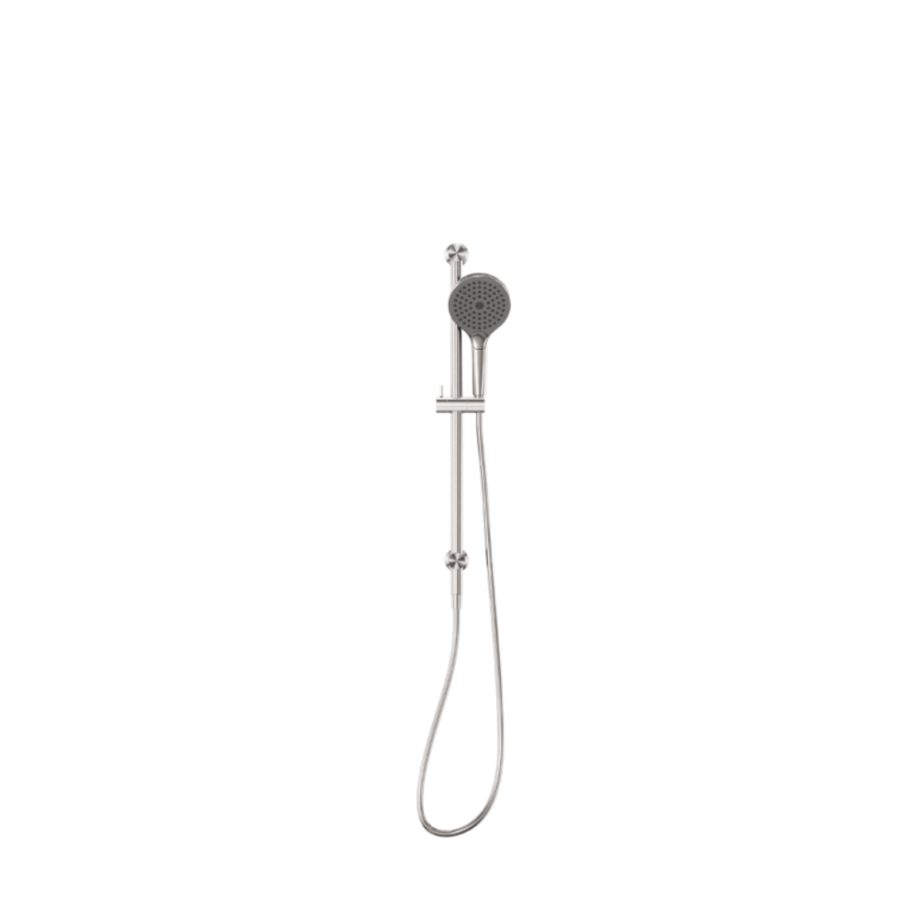 Nero Opal Shower Rail With Air Shower II Brushed Nickel NR251905GBN