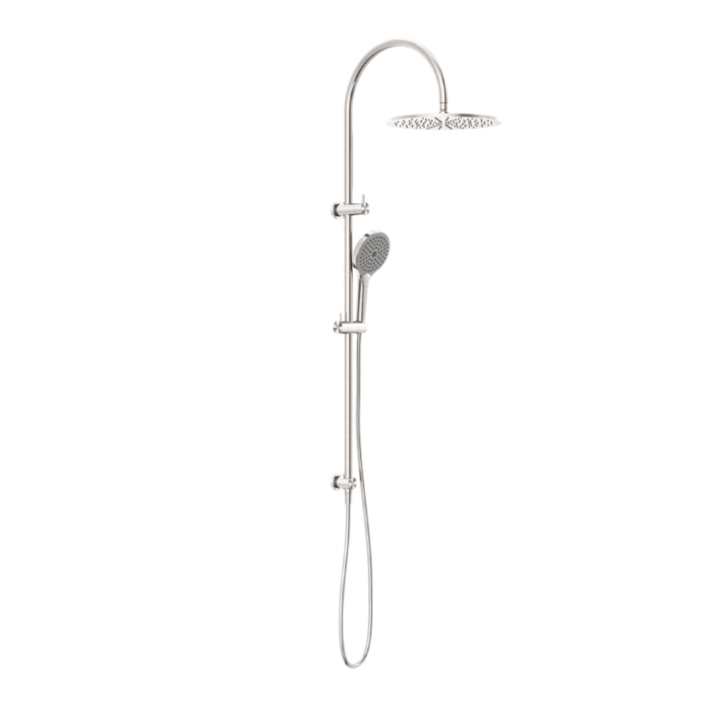 Nero Mecca Twin Shower With Air Shower II Brushed Nickel NR221905HBN