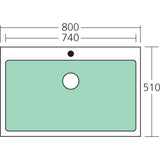 Oliveri Ap1491 Apollo Single Bowl Sink Top Mounted Kitchen Sinks