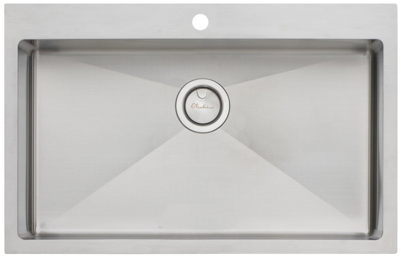 Oliveri Ap1491 Apollo Single Bowl Sink Top Mounted Kitchen Sinks