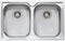 Oliveri Dz163 Diaz Double Bowl Topmount Sink Top Mounted Kitchen Sinks