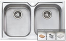 Oliveri Dz163 Diaz Double Bowl Topmount Sink Top Mounted Kitchen Sinks