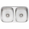 Oliveri Ee63U Endeavour Double Bowl Undermount Sink Kitchen Sinks