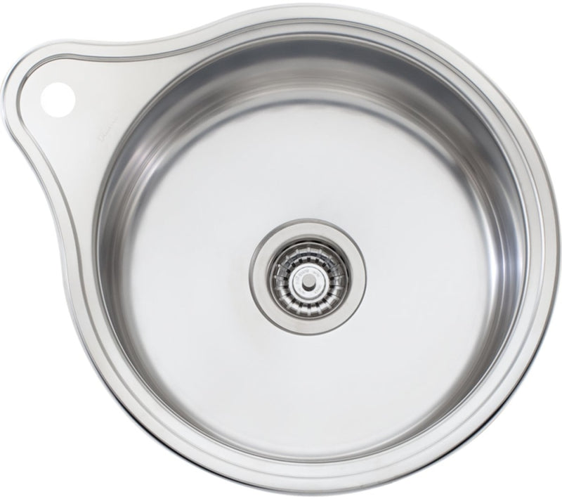 Oliveri Lr515 Solitaire Round Bowl Sink Top Mounted Kitchen Sinks