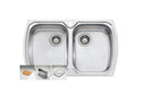 Oliveri Mo763 Monet Double Bowl Top Mount Sink Mounted Kitchen Sinks