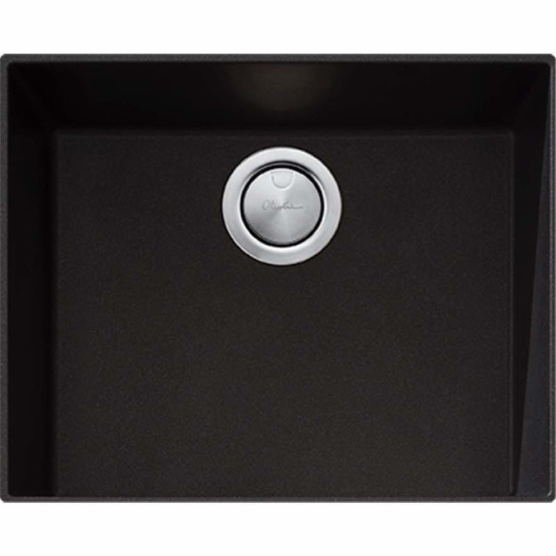 Oliveri Santorini St-Bl1550U Black Granite Kitchen Sink Sinks