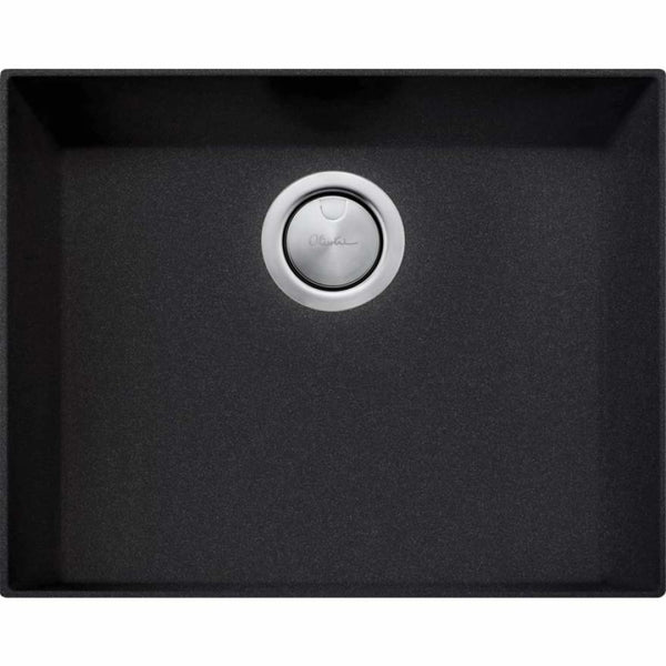 Oliveri Santorini St-Bl1560U Black Granite Kitchen Sink Sinks