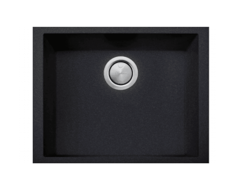 Oliveri Santorini St-Bl1560U Black Large Bowl Undermount Sink Granite Kitchen Sinks