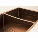 Oliveri Sb35Cu Spectra Top Or Undermount 1 And 1/2 Bowl Copper Sink Kitchen Sinks