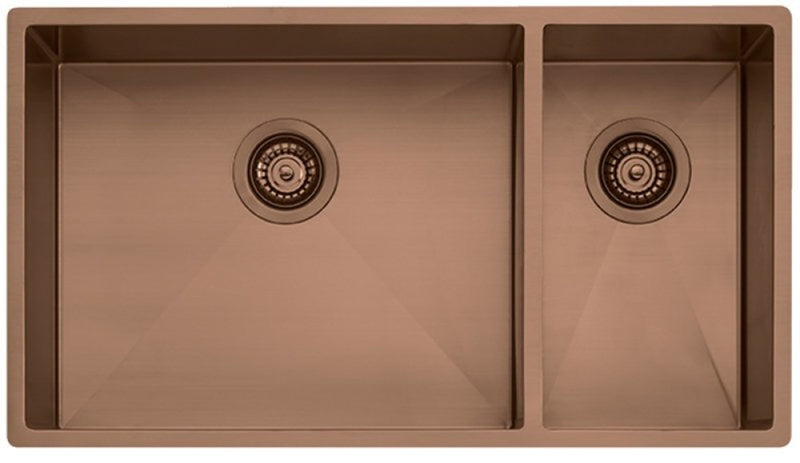 Oliveri Sb35Cu Spectra Top Or Undermount 1 And 1/2 Bowl Copper Sink Kitchen Sinks