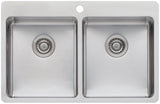 Oliveri Sn1064 Sonetto Double Bowl Topmount Sink Top Mounted Kitchen Sinks