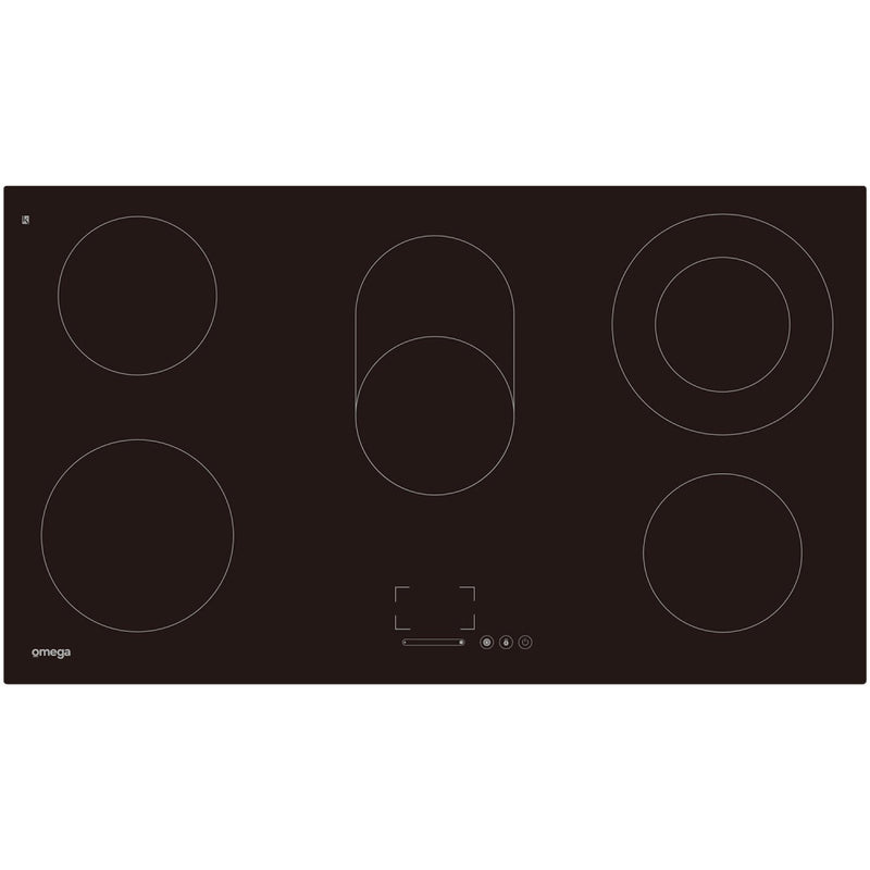 Omega Occ90Tz 90Cm 5 Zone Ceramic Cooktop - Special Order