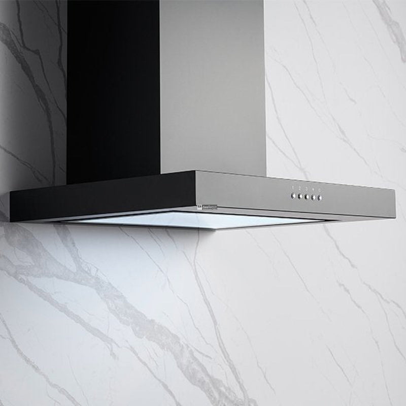 Omega Orc60Mb 60Cm Matte Black Canopy Rangehood - Special Order Rangehoods