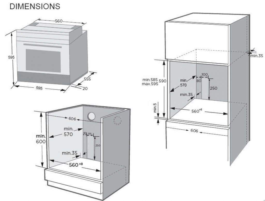 Kleenmaid OMF6014 60cm Multifunction Oven