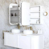 Otti LED-SSQ1575-VP LED Newport 1500x750mm White Shaving Cabinet