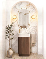 Otti Maxi Space Saver Curved Floor Standing Vanity