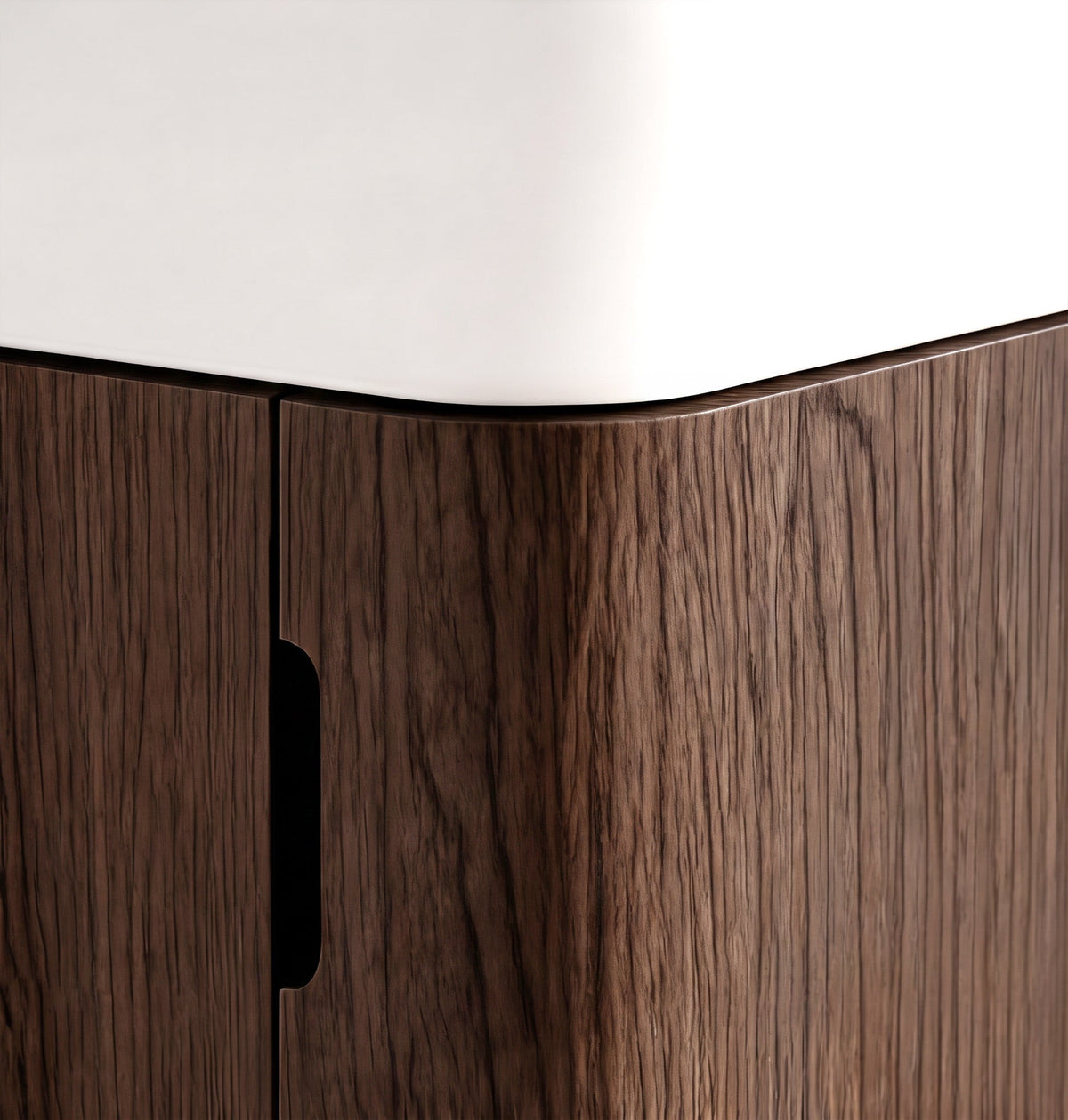 Otti Maxi Space Saver Curved Floor Standing Vanity