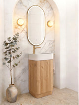Otti Maxi Space Saver Curved Floor Standing Vanity