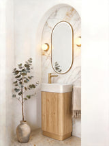 Otti Maxi Space Saver Curved Floor Standing Vanity